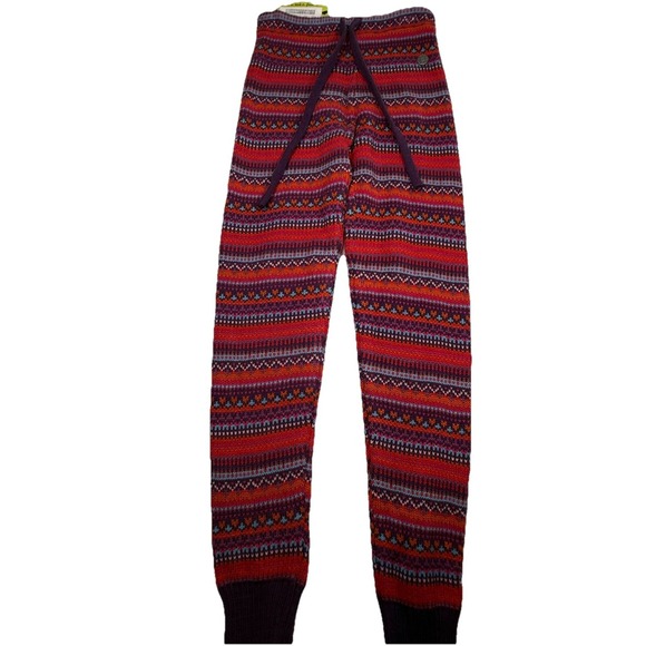 Chalet Other - NWT Sugar & Bruno Chalet We Dance Youth Leggings YOS Pink Fair Isle Knit $70